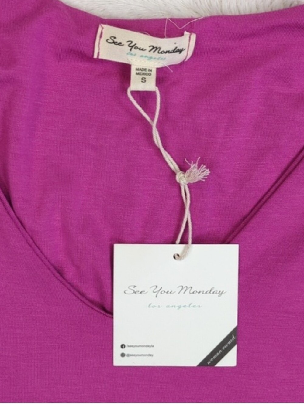 See You Monday! Pink Tee Shirt Dress - Picture 7 of 9